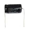 Capacitor eletrolítico de alumínio 2200UF axial